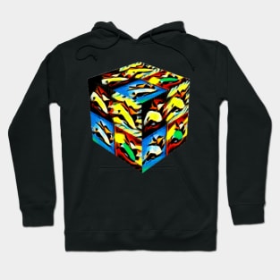 Cube Colorful Abstract Design Hoodie